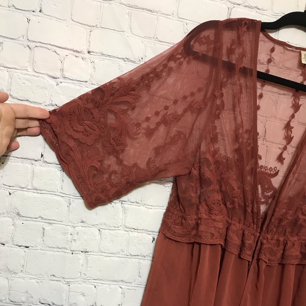 Sheer Lace Top - Picture 2 of 7